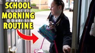 SCHOOL MORNING ROUTINE 2018 Ruby Rube [upl. by Samaj]