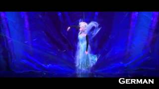 Frozen Let It go  One line multilanguage 30 languages [upl. by Eelrebmik852]