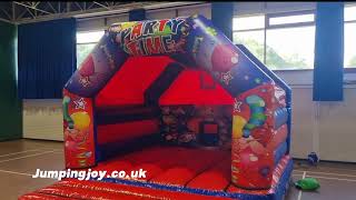 Party Time Adult Bouncy Castle  Hollins Academy School  Accrington  Birthday Celebrations [upl. by Hooker]