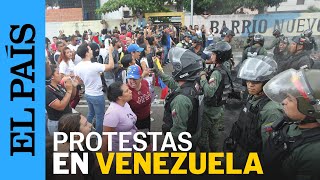 VENEZUELA  Protestas en Caracas tras los resultados de las elecciones  EL PAÍS [upl. by Erline]