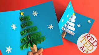 DIY Pop Up Christmas Card [upl. by Mauve]