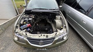 L67 Swap Holden VY Calais Drift Car Pt 1 amp eco swapping a VX [upl. by Robi]