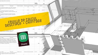 Estimation travaux rénovation feuille de calcul [upl. by Yleek]
