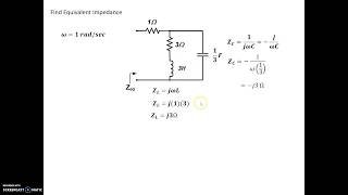 Example 2 Equivalent Impedance [upl. by Francie]