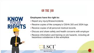 Employee Rights Under OSHA [upl. by Davina]