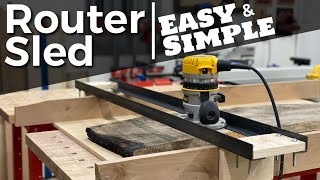 Router Sled — Build Under an Hour [upl. by Brigg]