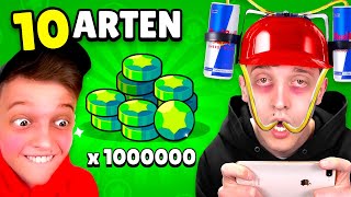 10 ARTEN von BRAWL STARS SPIELERN [upl. by Rudd]