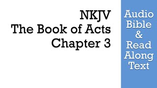 Acts 3  NKJV Audio Bible amp Text [upl. by Ia]