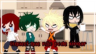 Esqueci que não pode xingar •MeMe• Bnha [upl. by Ahsinal]