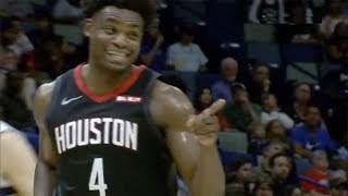 Danuel House Jr impersonates James Hardens stepback three [upl. by Rye981]