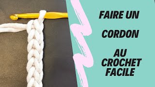 Crochet facile cordon débutant [upl. by Annie]