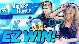 BrookeAB  FIRST WIN BACK TO FORTNITE 😲 [upl. by Anairotciv]