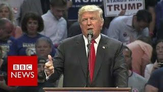 Donald Trump confuses 911 with 7 Eleven  BBC News [upl. by Eudoca]