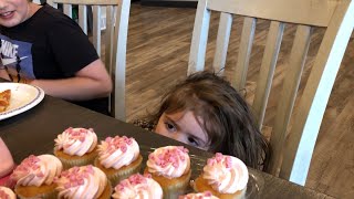 Toddler Londons 3rd Birthday  Doesnt Want Us To Sing Happy Birthday [upl. by Thorndike]