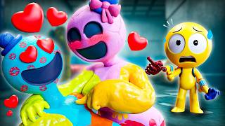 DOEY THE DOUGHMAN FALLS in LOVE Poppy Playtime 4 Animation [upl. by Yreved]