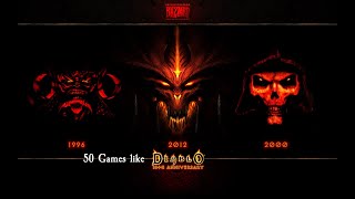 50 Games like Diablo all platforms AKA Diablo Clon [upl. by Ettezyl]