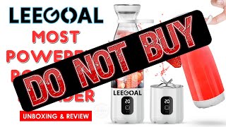 DONT BUY THIS 👉 LEEGOAL Blender Bravo  REVIEW [upl. by Namad]