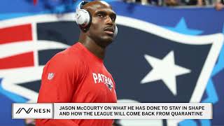 Patriots Cornerback Jason McCourty on How the NFL Will Transition Out Of Quarantine [upl. by Ajan]