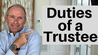 Five Duties Of A Trust’s Trustee [upl. by Lynea279]