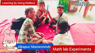 Math lab learning by doing Method alkapuri MASTERMINDS school 🎒alkapuri dance tmms [upl. by Aihsenat937]