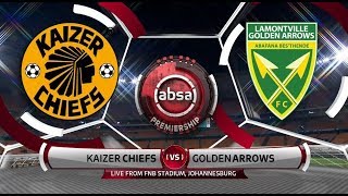 Absa Premiership 201819  Kaizer Chiefs vs Golden Arrows [upl. by Poyssick]