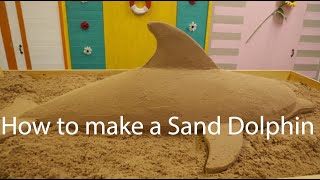 How to make sand sculpture of dolphin [upl. by Munn101]