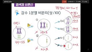 생명과학1 44 PART1 염색체 비분리개념정리 [upl. by Minabe]