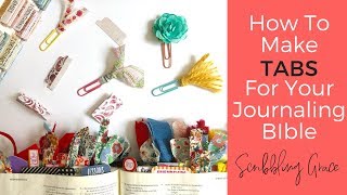 How to Make Tabs For Your Journaling Bible [upl. by Nonnahs78]