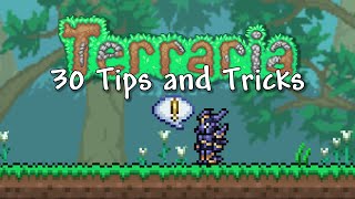 30 Tips and Tricks for Terraria [upl. by Ahsitahs968]