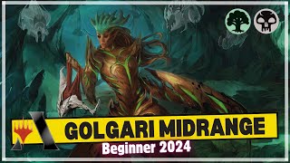 Golgari Midrange 2024 Beginner Deck Guide [upl. by Oaoj112]