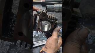 Motorcycle Engine Cylinder diesel polish silve fitting shortsfeed viralvideo [upl. by Hort]