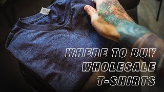 Where and How I Buy WHOLESALE SHIRTS For My CLOTHING BRAND [upl. by Verdi]