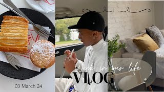 WEEKLY VLOG APARTMENT VIEWING LUNCH DATE CHURCH GYM AND MORE [upl. by Treat]