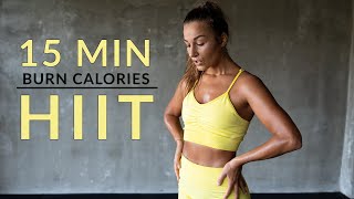 15 Min Full Body HIIT Workout  Burn Lots Of Calories  Do At Home  No Equipment [upl. by Herculie8]