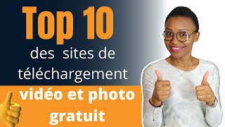 10 Sites de téléchargement des photos et vidéos gratuit libre de droit [upl. by Nerraf425]