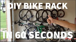 Building a compact bike rack for 6 bikes in 60 seconds [upl. by Ecirtaeb]