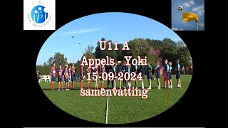 Korfbal U11A Appels  Joki 15092024 samenvatting [upl. by Cung]