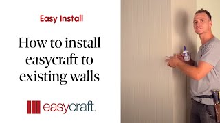 Easycraft DIY 1  Installing easyVJ to an existing wall with Kyal amp Kara [upl. by Hilarius617]