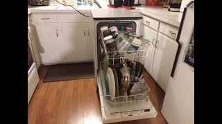 18quot Compact Portable Dishwasher Setup and Demo  Kenmore Review [upl. by Enyale]