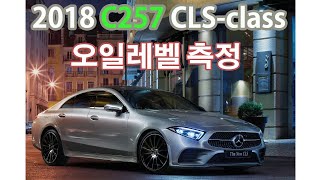 딥스틱이 사라졌다 벤츠 C257 CLS 400D 오일레벨 측정방법은 [upl. by Einwahr]