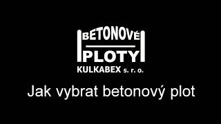 Betonové ploty  barvy a vzory [upl. by Dragoon87]