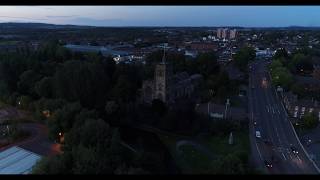 4k ST MARYS CHURCH KIDDERMINSTER WORCESTERSHIRE AT DUSK PART 3 [upl. by Iretak]