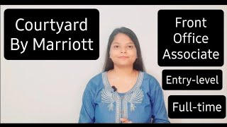 Marriott Front Office Associate [upl. by Barr]