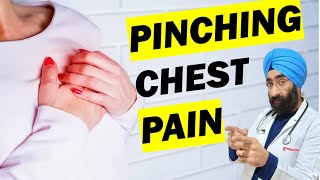 Pinching Pain in Chest  Is it a Heart Attack  DrEducation [upl. by Vas366]