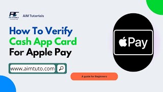 ✅ How To Verify Apple Pay On Cash App 🔴 [upl. by Keating759]