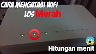 CARA MENGATASI WIFI LOS MERAH [upl. by Egdirdle]