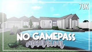 Bloxburg No Gamepass Mansion 70k [upl. by Marou263]