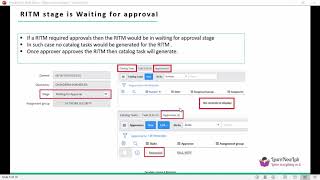 Understanding Request RITM Task in ServiceNow [upl. by Hocker]