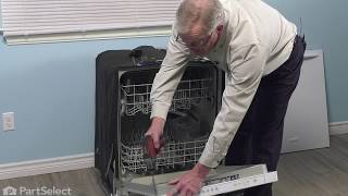 Frigidaire Dishwasher Repair  How to Replace the Latch Assembly Frigidaire  5304516818 [upl. by Ozmo56]