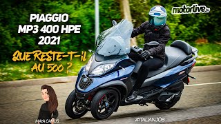 Piaggio MP3 400 HPE l TEST MOTORLIVE [upl. by Aeriell]